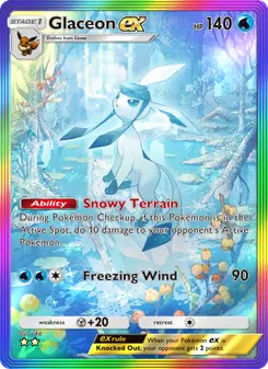 Glaceon ex, Triumphant Light, no. 092