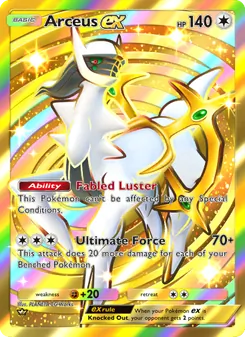 Arceus ex, Triumphant Light, no. 096