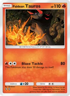 Paldean Tauros, Shining Revelry, no. 013