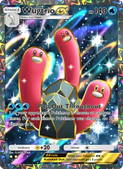 Wugtrio ex, Shining Revelry, no. 081