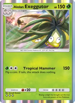 Alolan Exeggutor, Celestial Guardians, no. 002