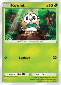 Rowlet, Celestial Guardians, no. 009