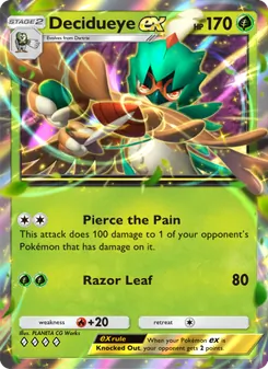 Decidueye ex, Celestial Guardians, no. 012