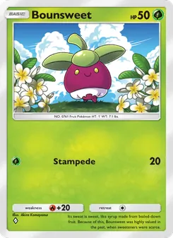 Bounsweet, Celestial Guardians, no. 018