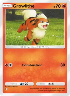 Growlithe, Celestial Guardians, no. 025