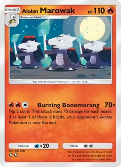 Alolan Marowak, Celestial Guardians, no. 027