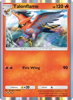 Talonflame, Celestial Guardians, no. 029