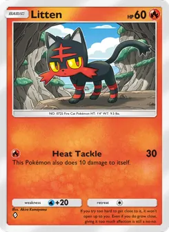 Litten, Celestial Guardians, no. 030