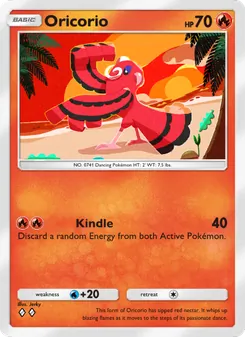 Oricorio, Celestial Guardians, no. 034