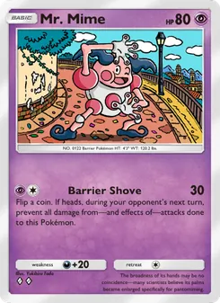 Mr. Mime, Celestial Guardians, no. 069