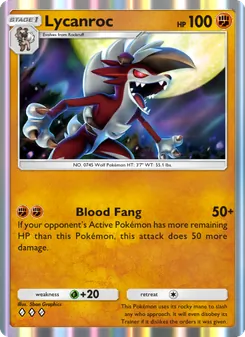 Lycanroc, Celestial Guardians, no. 101
