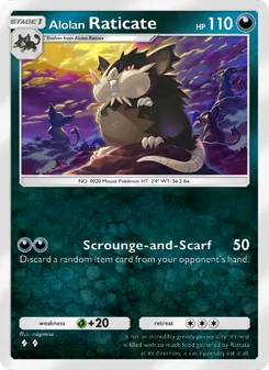 Alolan Raticate, Celestial Guardians, no. 107