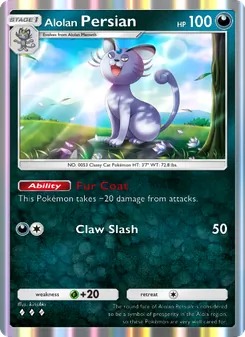 Alolan Persian, Celestial Guardians, no. 109