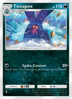 Toxapex, Celestial Guardians, no. 116
