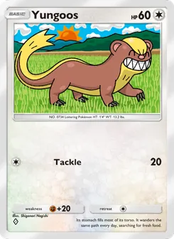 Yungoos, Celestial Guardians, no. 136
