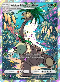 Alolan Exeggutor, Celestial Guardians, no. 156