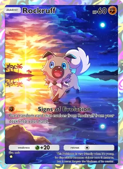 Rockruff, Celestial Guardians, no. 172