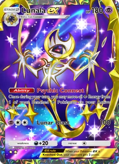 Lunala ex, Celestial Guardians, no. 186