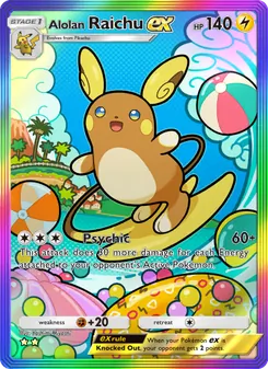 Alolan Raichu ex, Celestial Guardians, no. 203