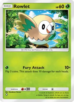 Rowlet, Extradimensional Crisis, no. 003