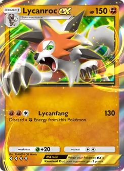 Lycanroc ex, Extradimensional Crisis, no. 033