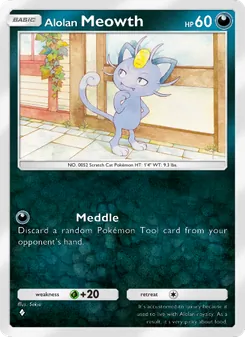 Alolan Meowth, Extradimensional Crisis, no. 037