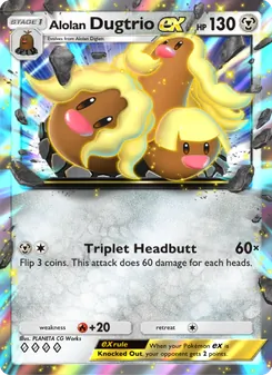 Alolan Dugtrio ex, Extradimensional Crisis, no. 047