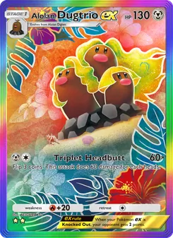 Alolan Dugtrio ex, Extradimensional Crisis, no. 087