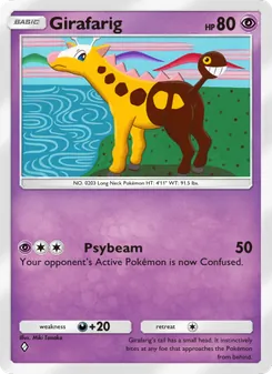 Girafarig, Sagesse Entre Ciel et Mer, n° 087