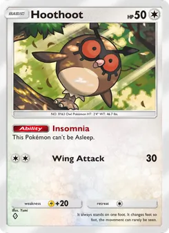Hoothoot, Sagesse Entre Ciel et Mer, n° 140