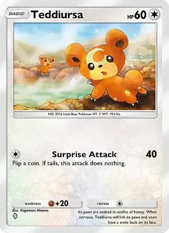 Teddiursa, Source Secrète, n° 060
