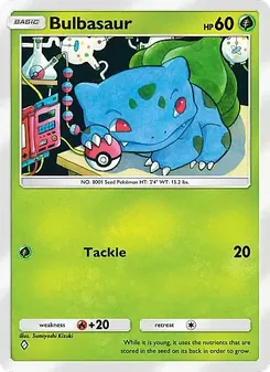 Bulbasaur, Crimson Blaze, n° 001
