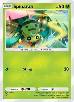 Spinarak, Crimson Blaze, n° 005