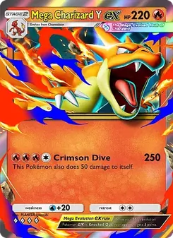 Mega Charizard Y ex, Crimson Blaze, n° 014