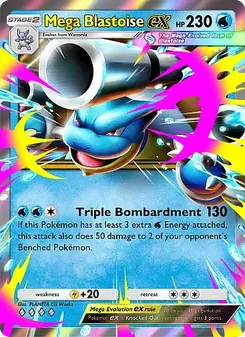 Mega Blastoise ex, Crimson Blaze, n° 020