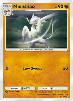 Mienshao, Crimson Blaze, n° 044