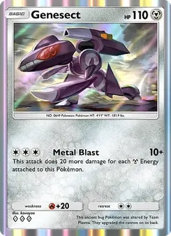 Genesect, Crimson Blaze, n° 054
