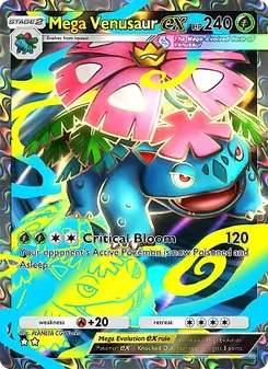 Mega Venusaur ex, Crimson Blaze, n° 076
