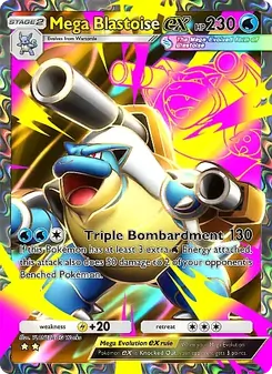 Mega Blastoise ex, Crimson Blaze, n° 078