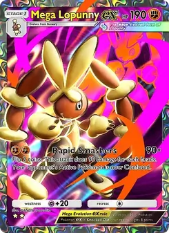 Mega Lopunny ex, Crimson Blaze, n° 079