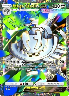 Mega Steelix ex, Crimson Blaze, n° 080