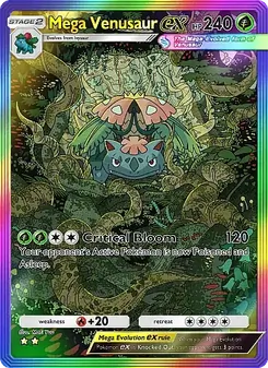 Mega Venusaur ex, Crimson Blaze, n° 083