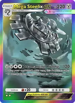 Mega Steelix ex, Crimson Blaze, n° 086