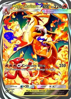 Mega Charizard Y ex, Crimson Blaze, n° 087