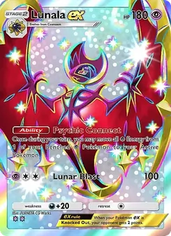 Lunala ex, Crimson Blaze, n° 099