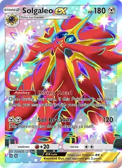 Solgaleo ex, Crimson Blaze, n° 101