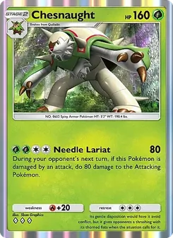 Chesnaught, Fantastical Parade, n° 010