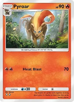 Pyroar, Fantastical Parade, n° 021