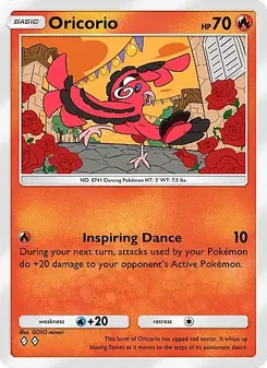 Oricorio, Fantastical Parade, n° 022