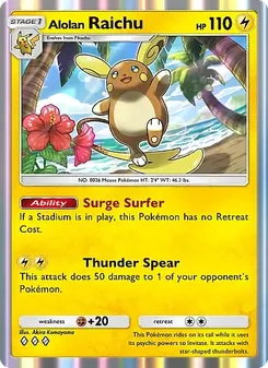 Alolan Raichu, Fantastical Parade, n° 050
